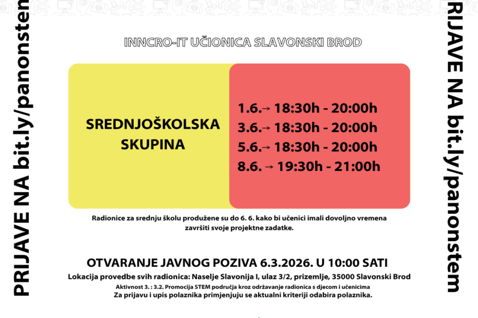 Objavljujemo ispravljeni kalendar aktivnosti za lipanj 2026. godine u sklopu projekta "PanonSTEM"! 23 4inncroit 05 2026 2