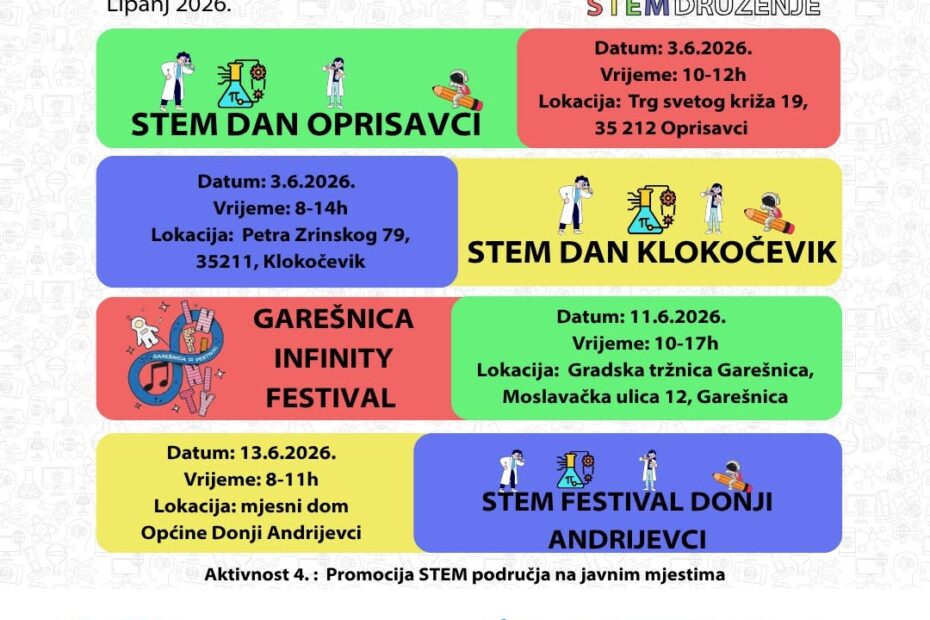 Ispravljeni kalendar lipanj 2026. 34 drugao