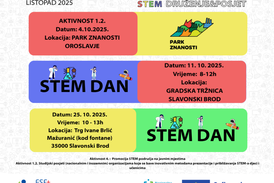 kalendar aktivnosti 22 1